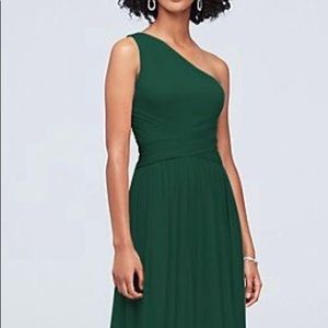 Size 8 David’s Bridal dress in color Juniper